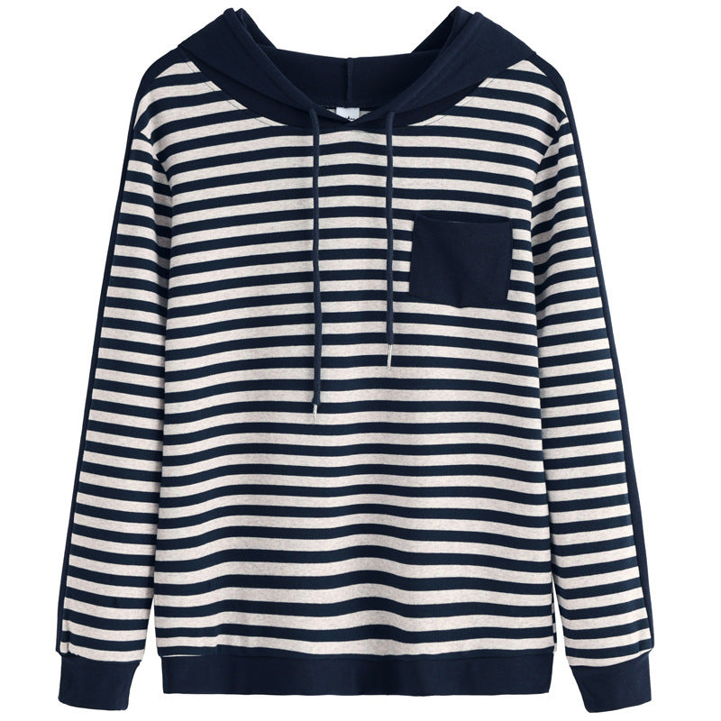 Camiseta de manga larga holgada, elegante y a la moda de estilo coreano, de talla grande, a juego.