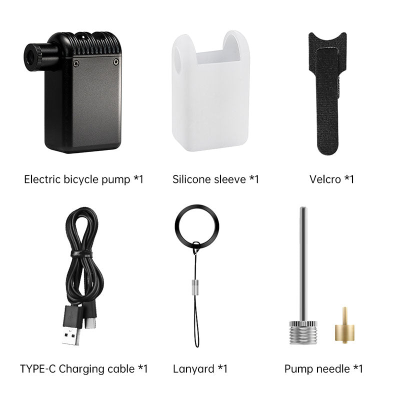 Small Air Pump Bicycle Electric Inflator Portable High Pressure Air Pump Mini Inflator