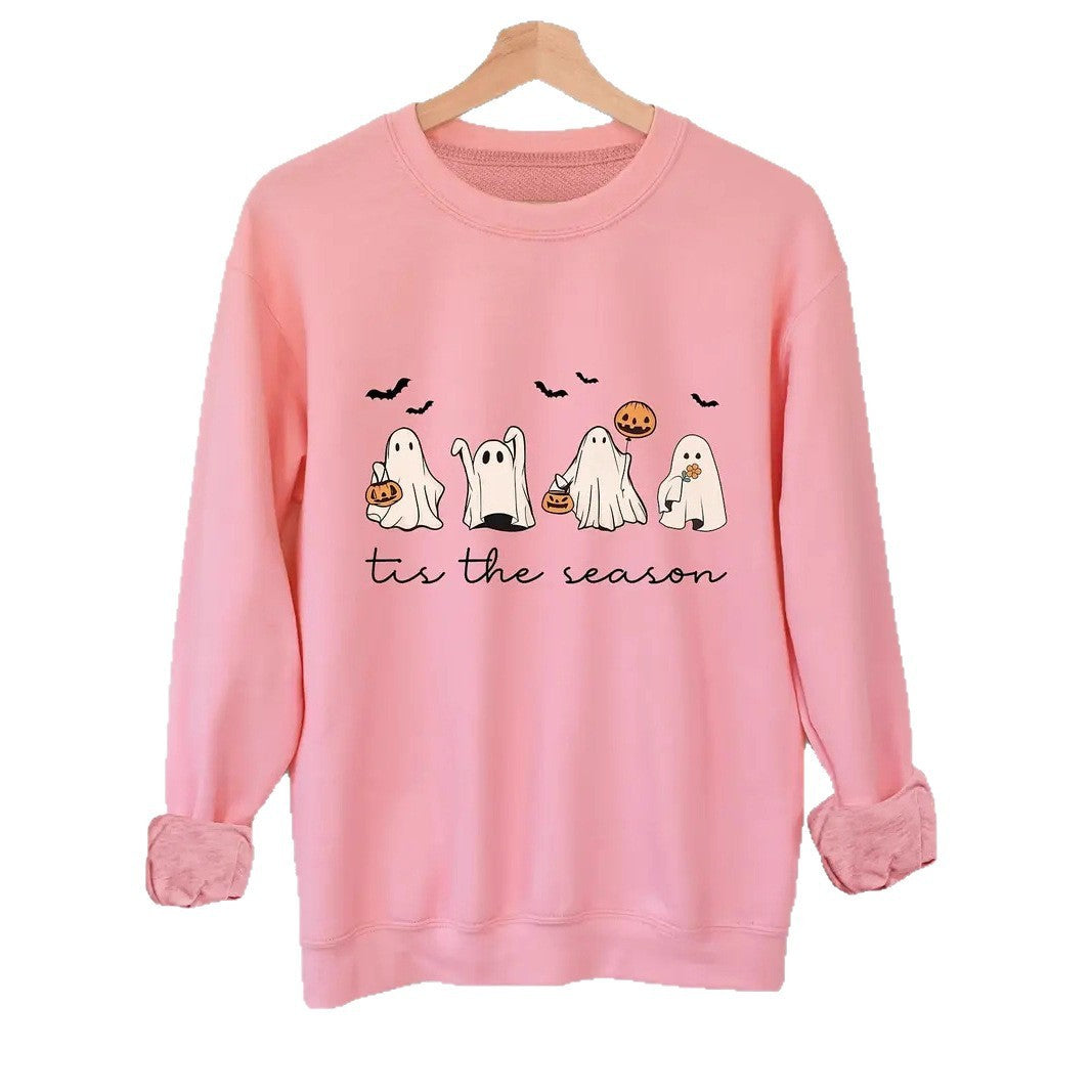 Sudadera con cuello redondo estampada, personalidad, moda, top holgado para pareja