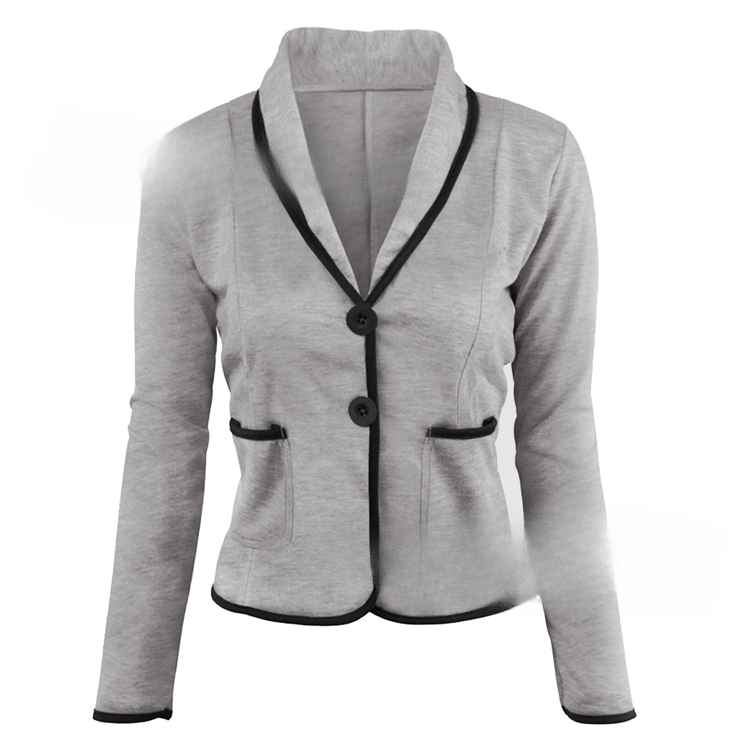 Chaqueta de traje informal de corte entallado para mujer