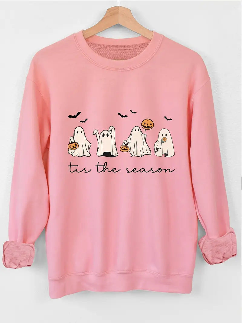 Sudadera con cuello redondo estampada, personalidad, moda, top holgado para pareja