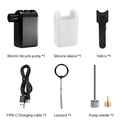 Small Air Pump Bicycle Electric Inflator Portable High Pressure Air Pump Mini Inflator