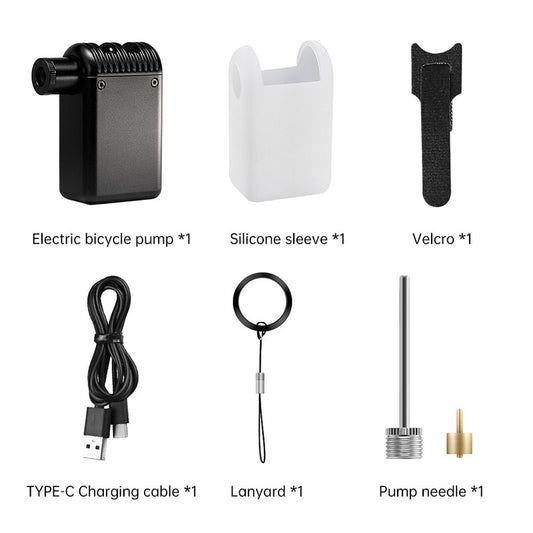 Small Air Pump Bicycle Electric Inflator Portable High Pressure Air Pump Mini Inflator