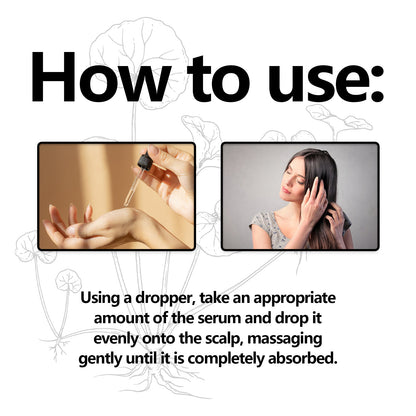 Follicle Repair Hair Regrowth Drops, Hair Protection Strong And Solid Hair Thickening Scalp Nourishing Massage Lotion