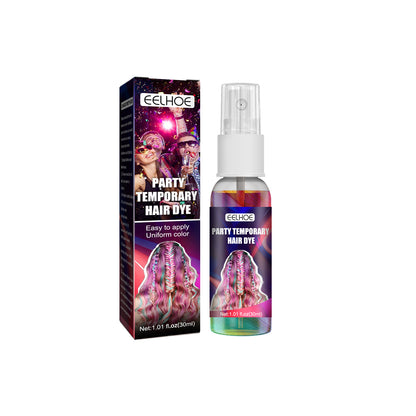 Party Temporary Hair Dye, Disposable Party Glitter Hair Color Fast And Easy Color Without Damaging Hair
