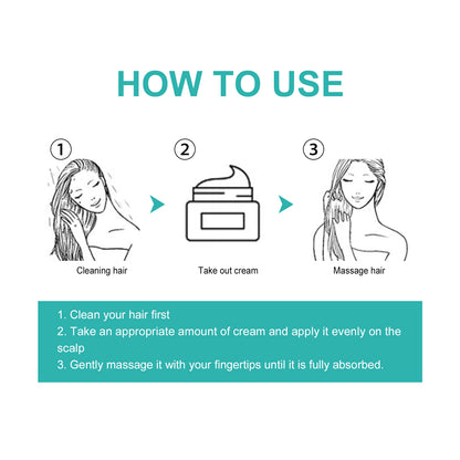 Rosemary Hair Care Cream, Anti-Set Hair Intensive Repair Ironing And Drying Hair Smoothing Cream