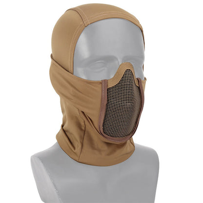 Tactical Full Face Cover Men Balaclava Quick Dry Headwear Face Protection Battle Neck Veil