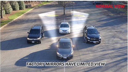 2Pcs/Pair ELIMINATES BLIND SPOTS NEW CLEAR ZONE Auxiliary Mirror wide angle view Tools