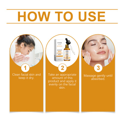 Vitamin C Essence, Facial Gentle Brightening Deep Moisturizing Repair Nourishing Skin Care Essence
