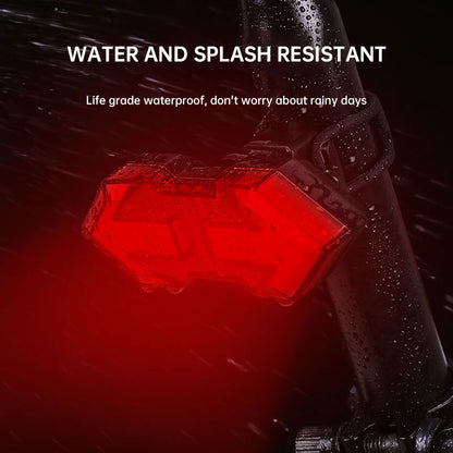 Wireless Remote Control Steering Light Tail Light USB Charging Waterproof Night Riding Cool Riding Warning Sign