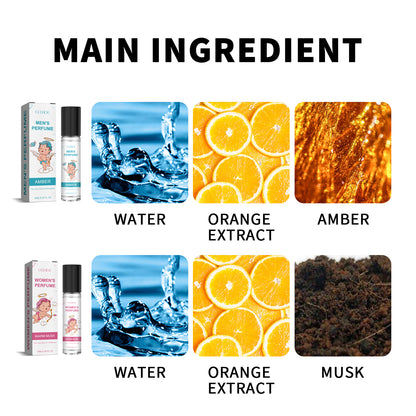 Cupid Perfume Series, Long-Lasting Light Fragrance Fresh Natural Niche Fragrance Wrist Behind Ear Perfume